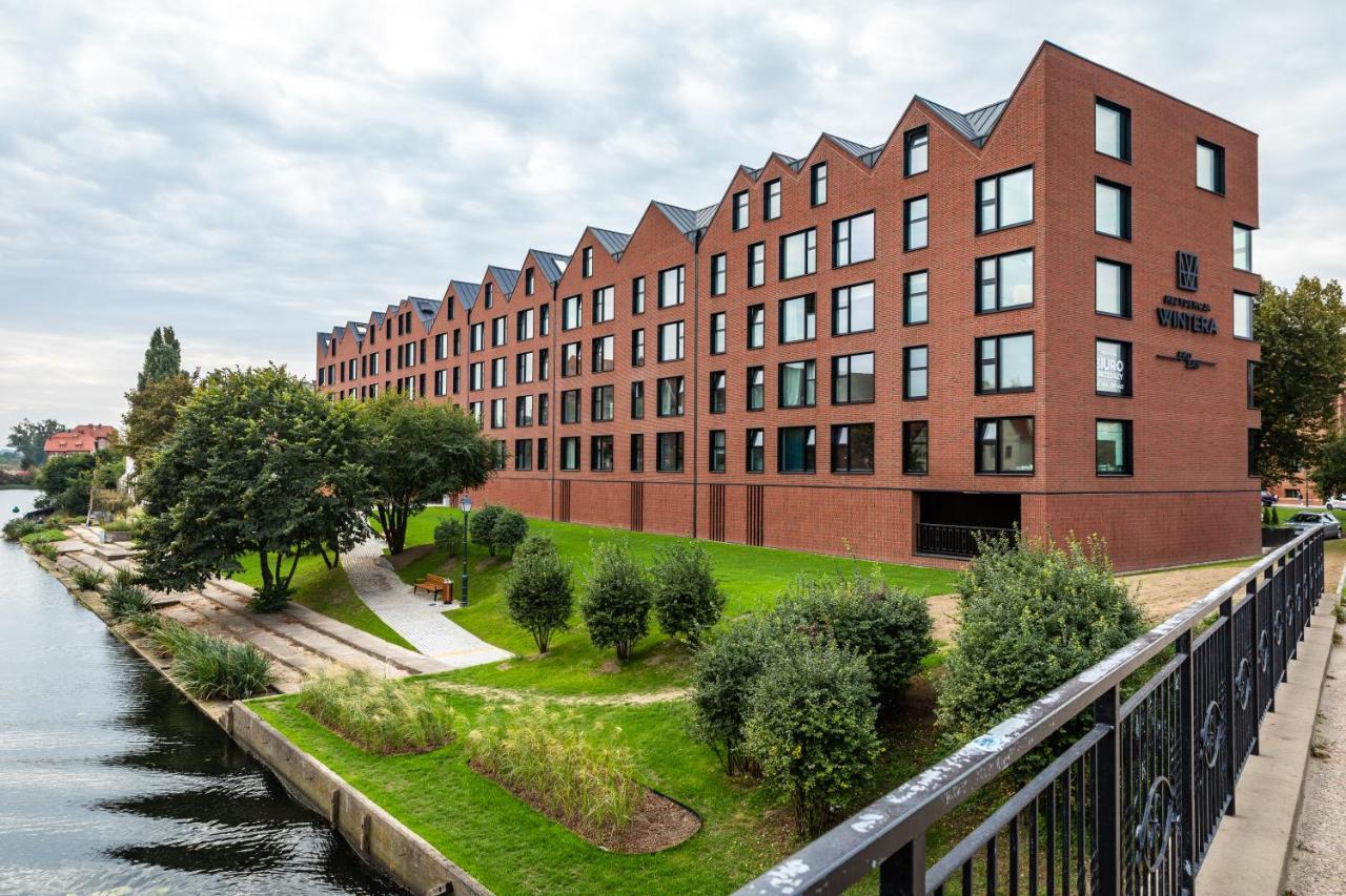 Pobookowane River View Apartments 그단스크 외부 사진
