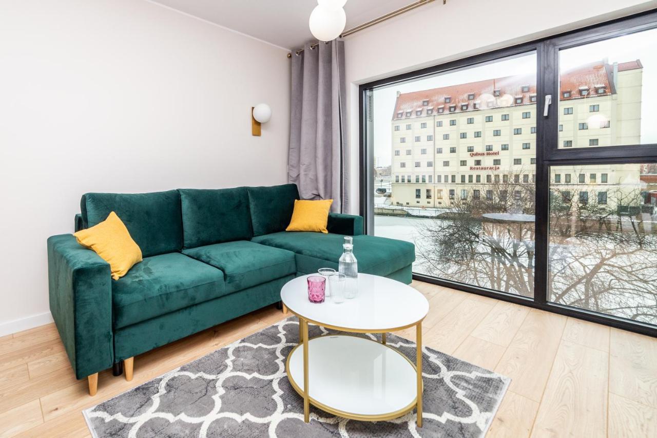 Pobookowane River View Apartments 그단스크 외부 사진